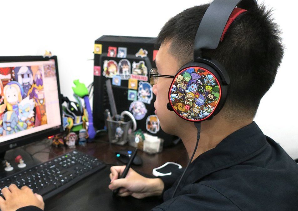 Desain Headset Dota 2 Arctis 5 Limited Edition oleh Alumni